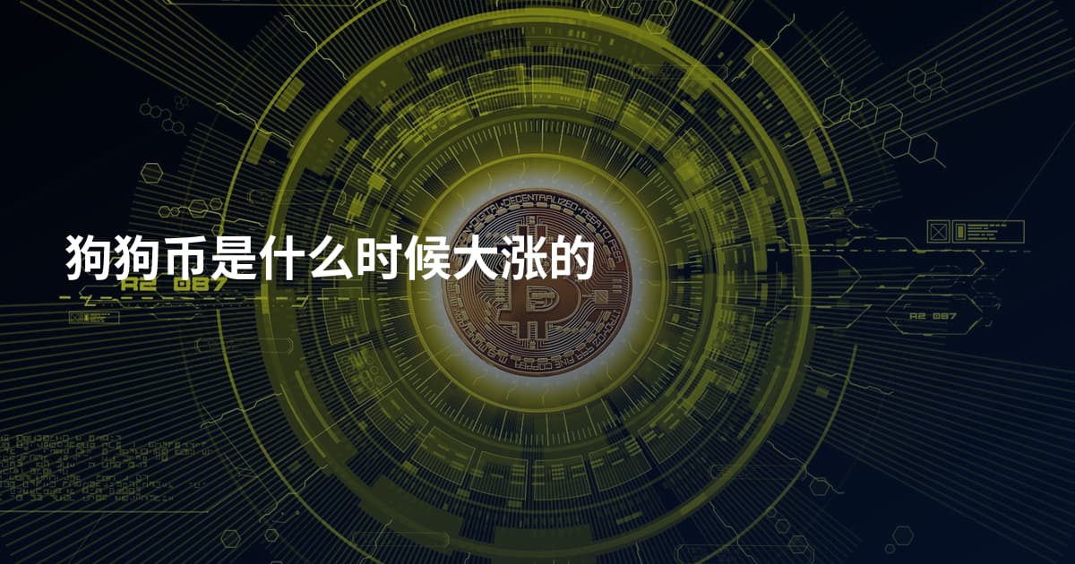 狗狗币是什么时候大涨的