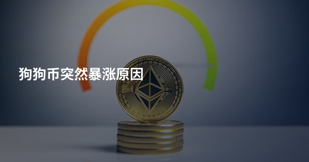 狗狗币突然暴涨原因