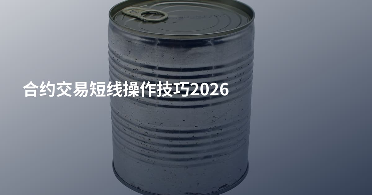 合约交易短线操作技巧2026