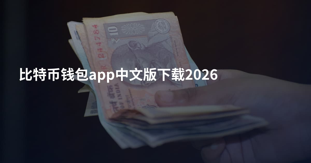 比特币钱包app中文版下载2026