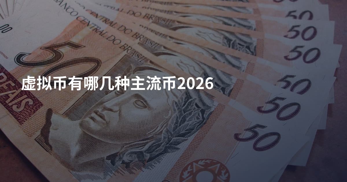 虚拟币有哪几种主流币2026