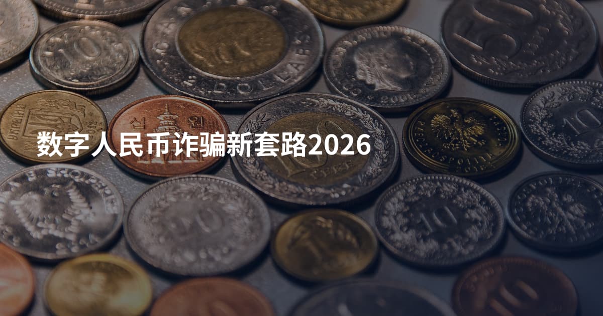 数字人民币诈骗新套路2026