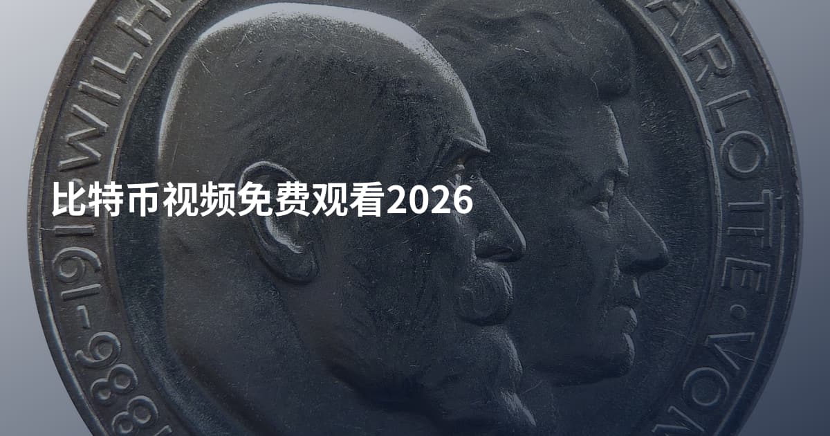 比特币视频免费观看2026