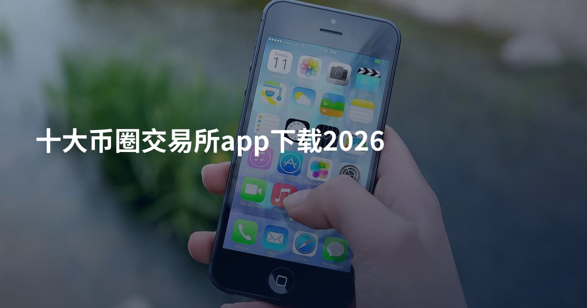 十大币圈交易所app下载2026