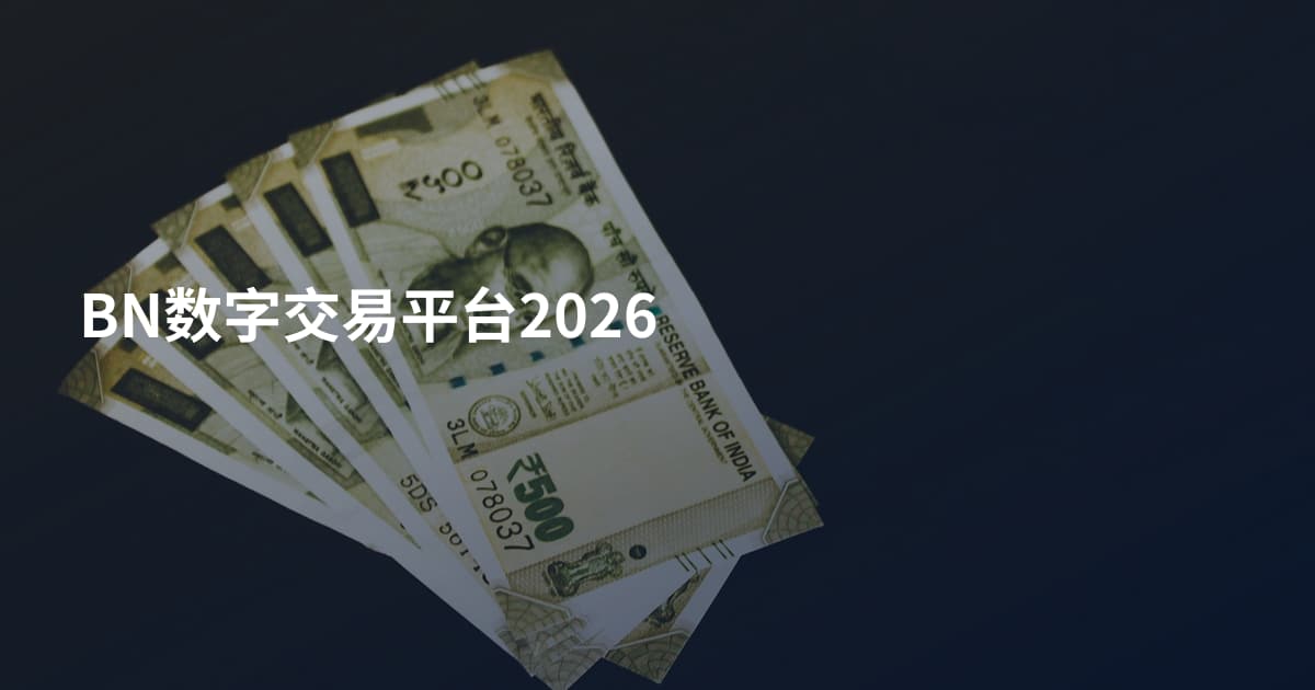 BN数字交易平台2026