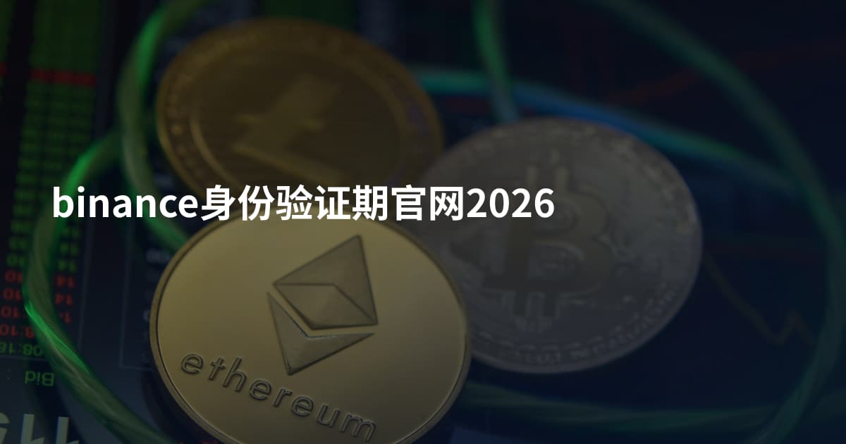 binance身份验证期官网2026