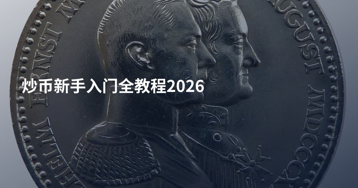 炒币新手入门全教程2026