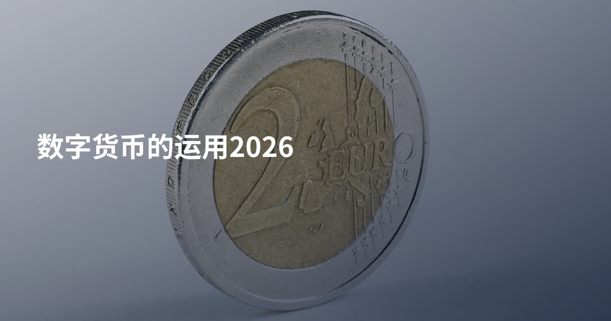 数字货币的运用2026