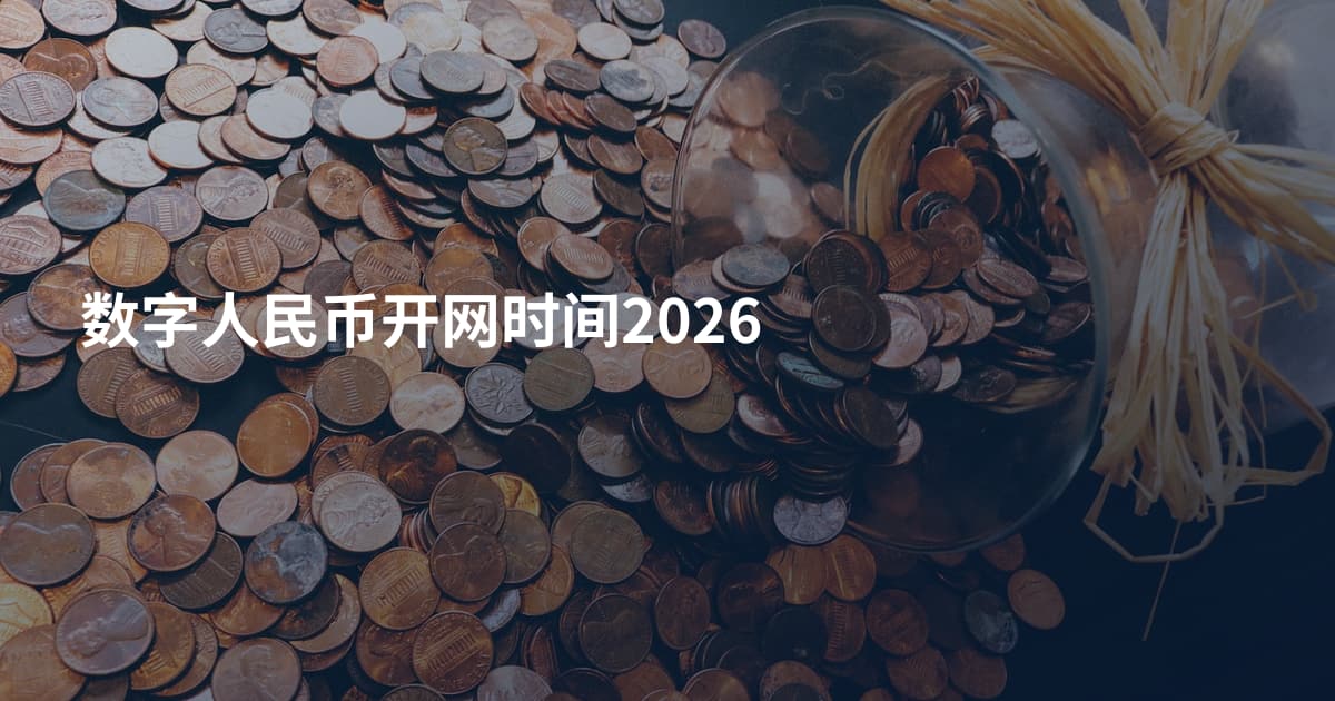 数字人民币开网时间2026