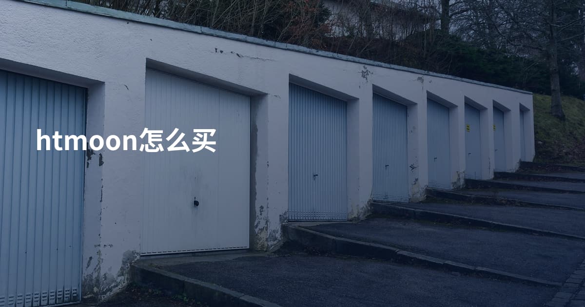 htmoon怎么买