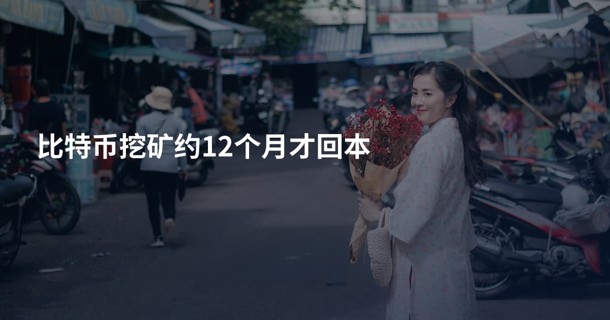 比特币挖矿约12个月才回本