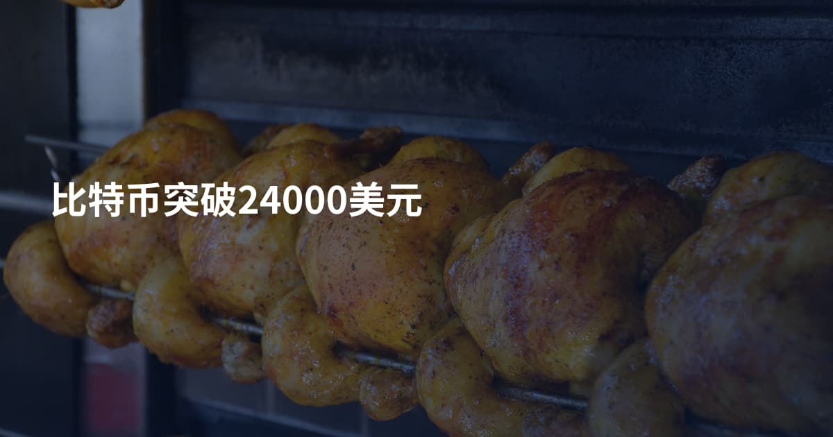 比特币突破24000美元