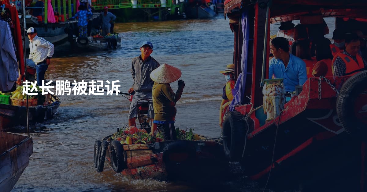 赵长鹏被起诉