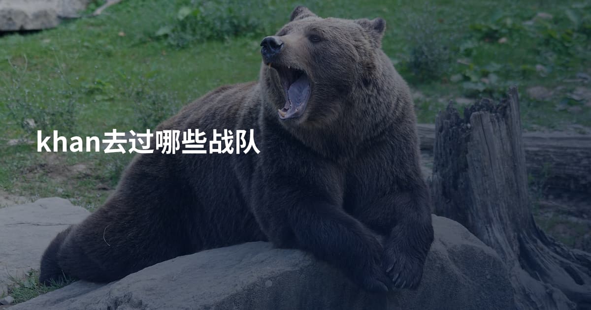 khan去过哪些战队