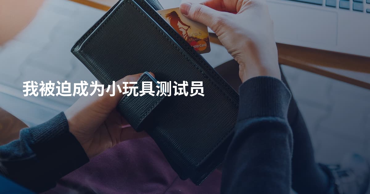我被迫成为小玩具测试员
