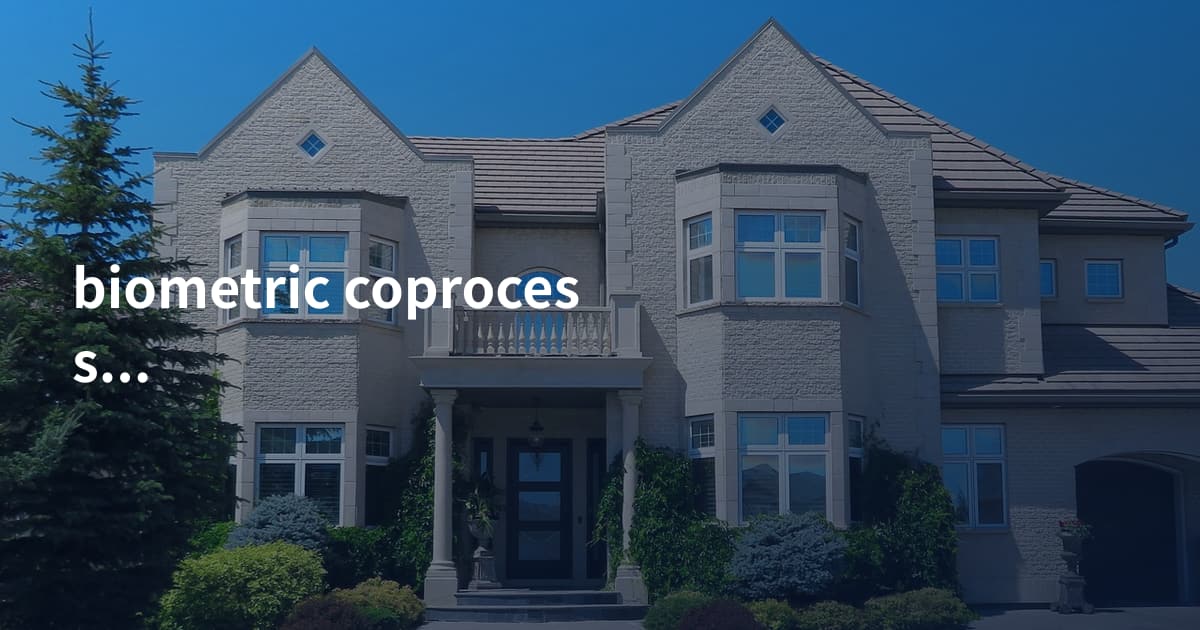 biometric coprocessor