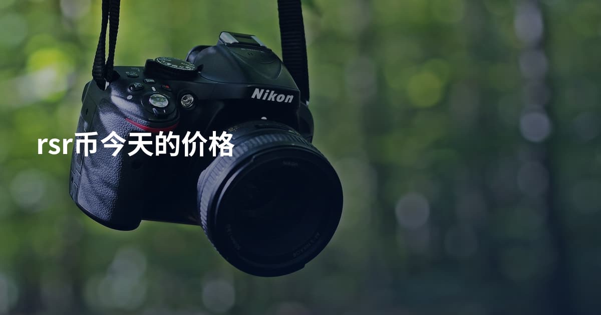 rsr币今天的价格