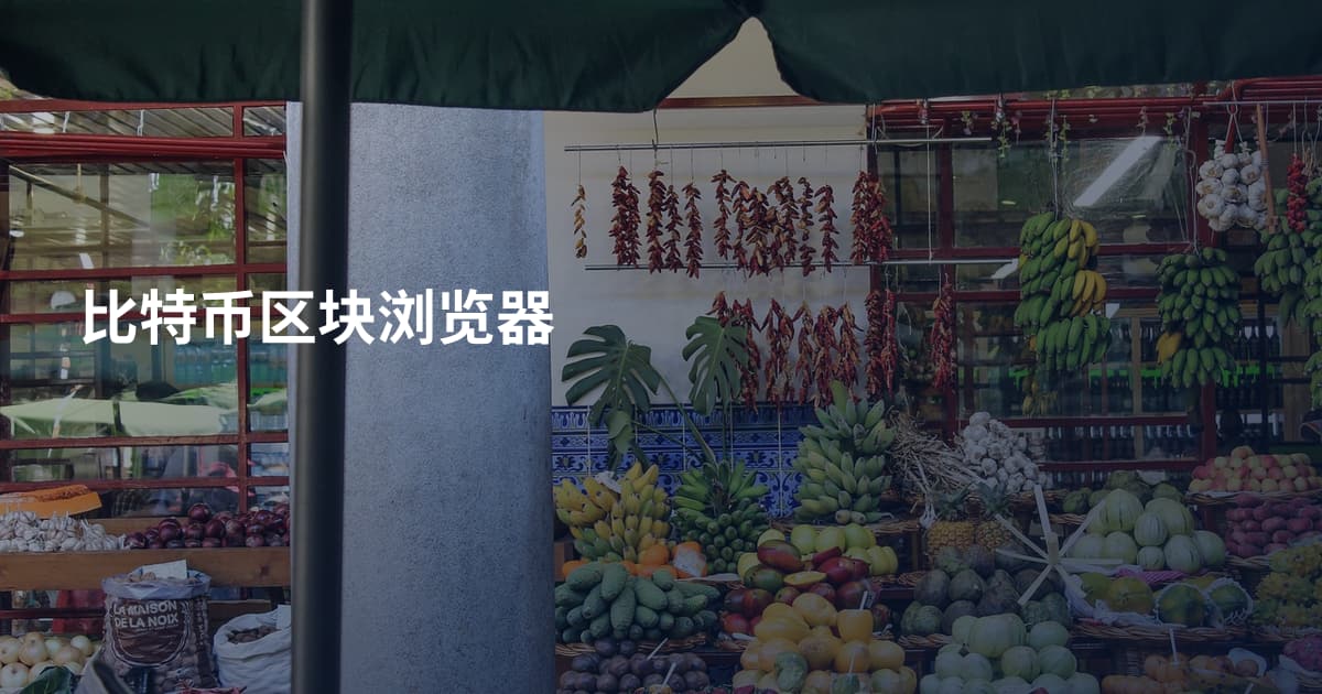 比特币区块浏览器