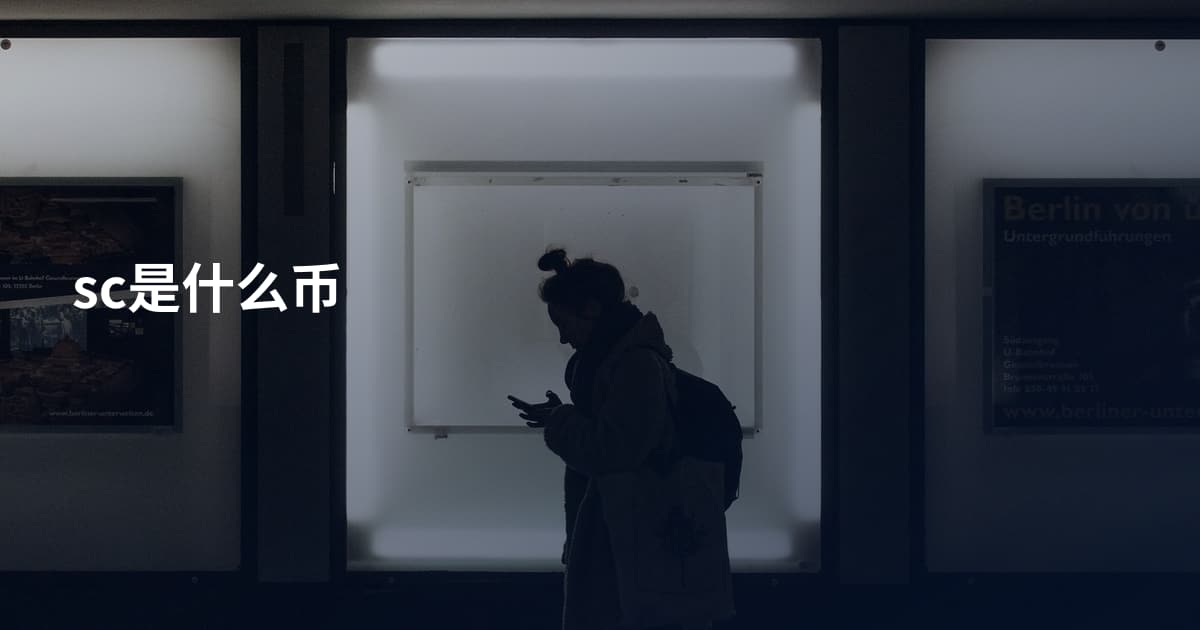 sc是什么币