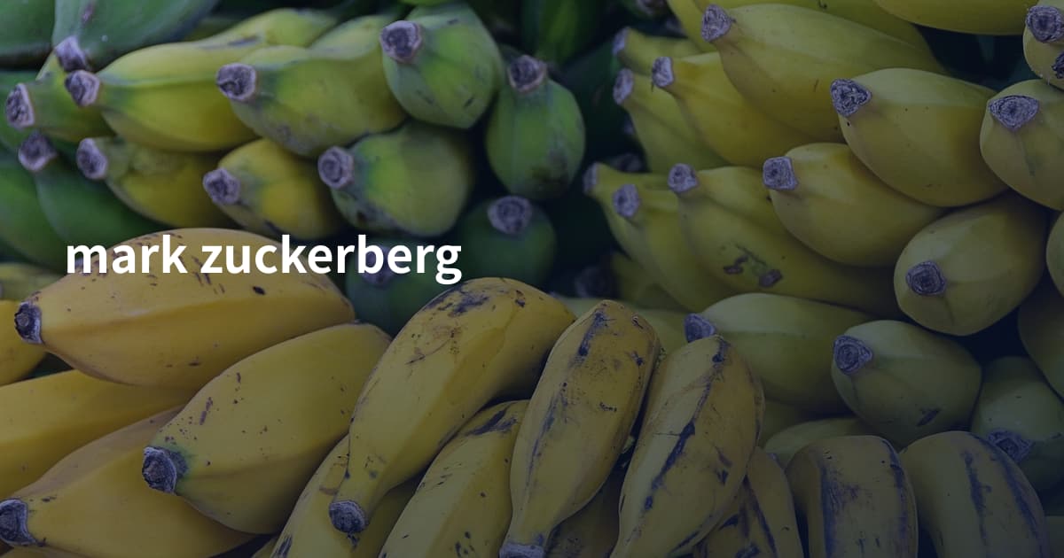 mark zuckerberg
