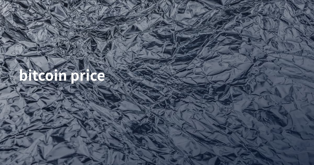 bitcoin price