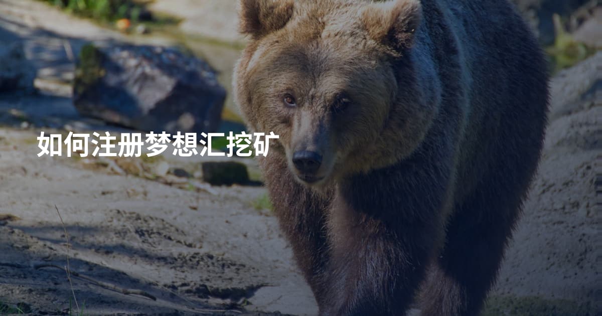 如何注册梦想汇挖矿