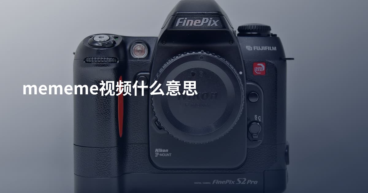 mememe视频什么意思