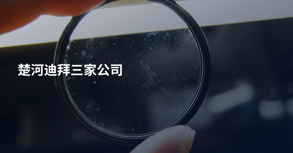 楚河迪拜三家公司