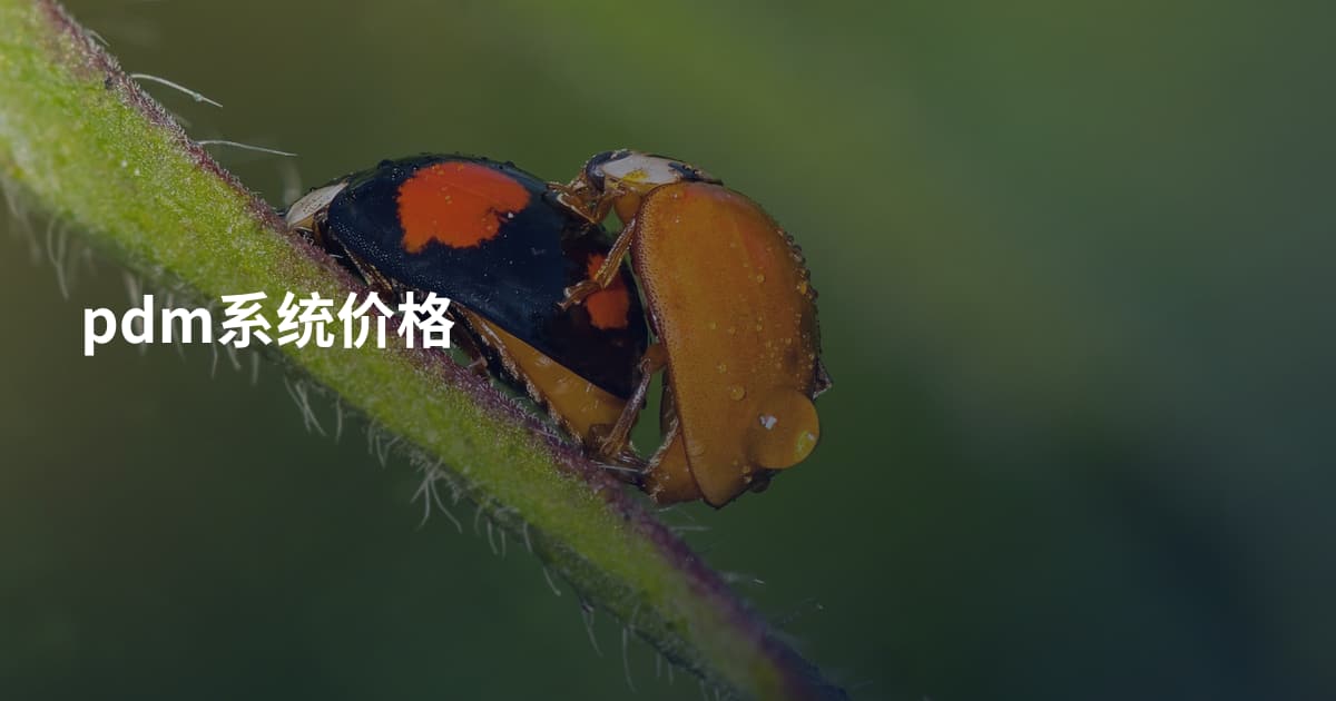 pdm系统价格