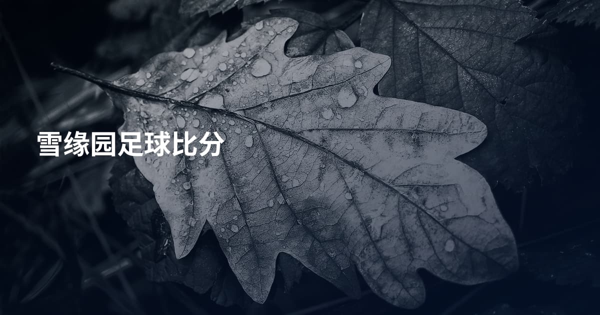 雪缘园足球比分