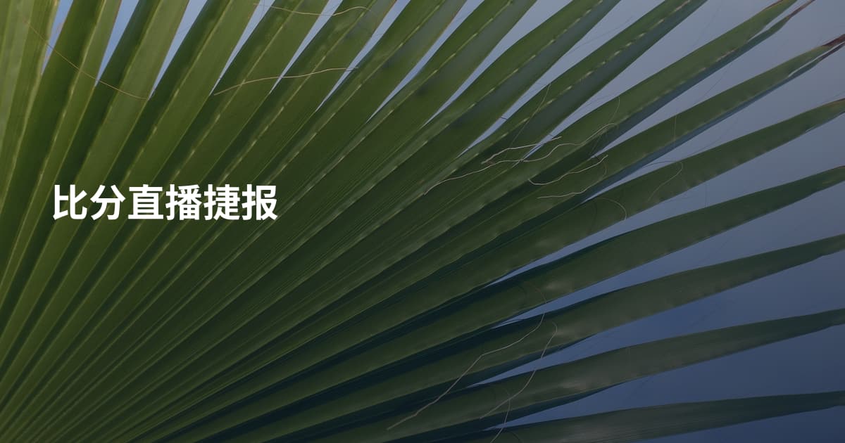 比分直播捷报