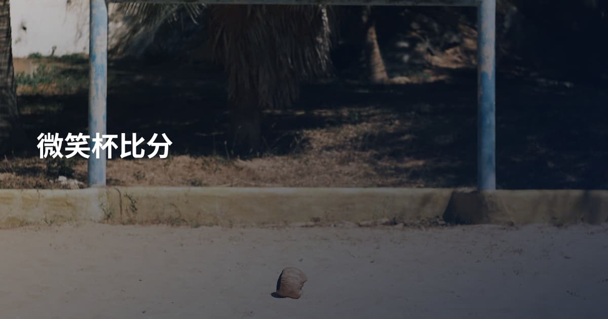 微笑杯比分