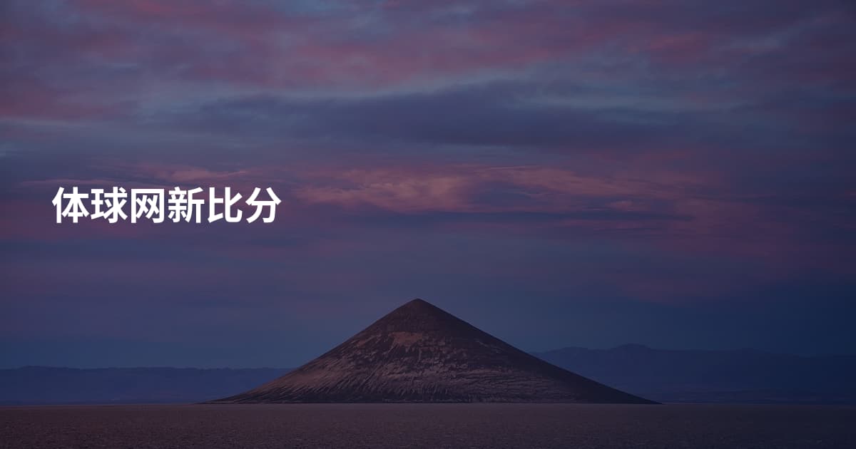 体球网新比分