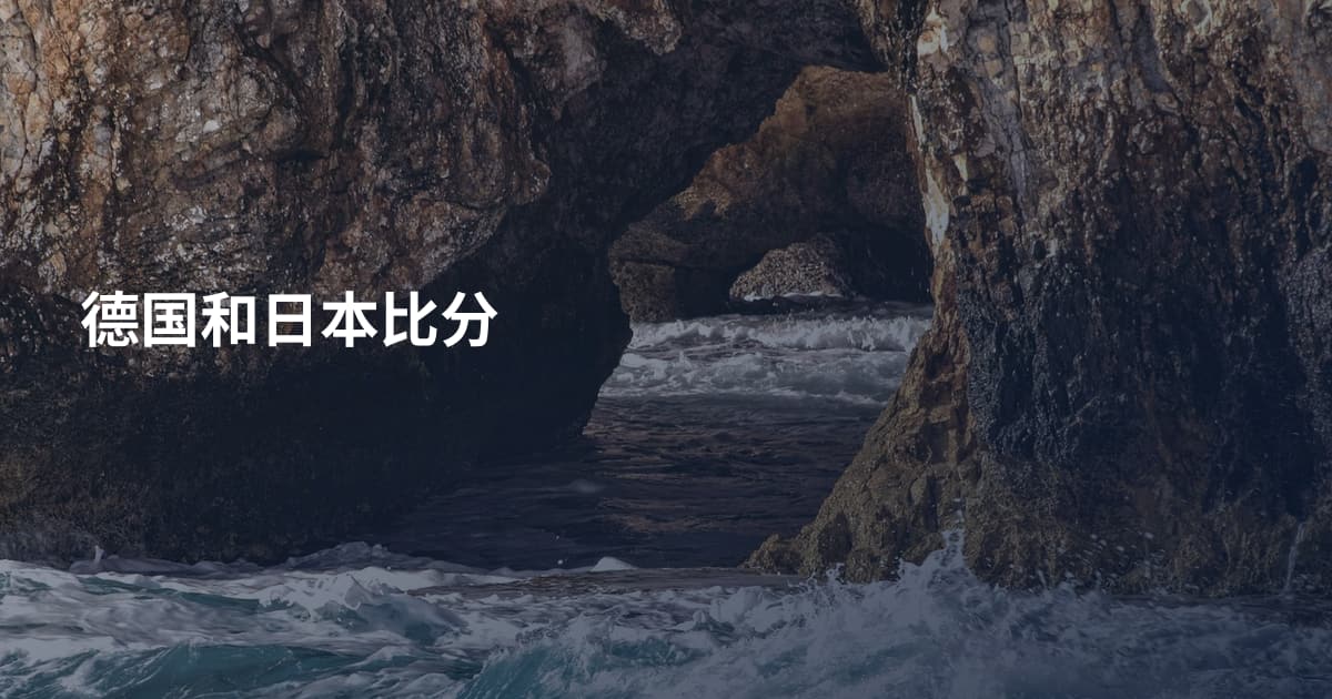德国和日本比分