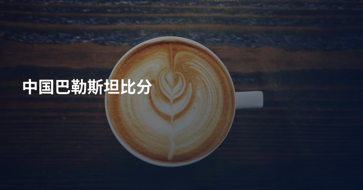 中国巴勒斯坦比分