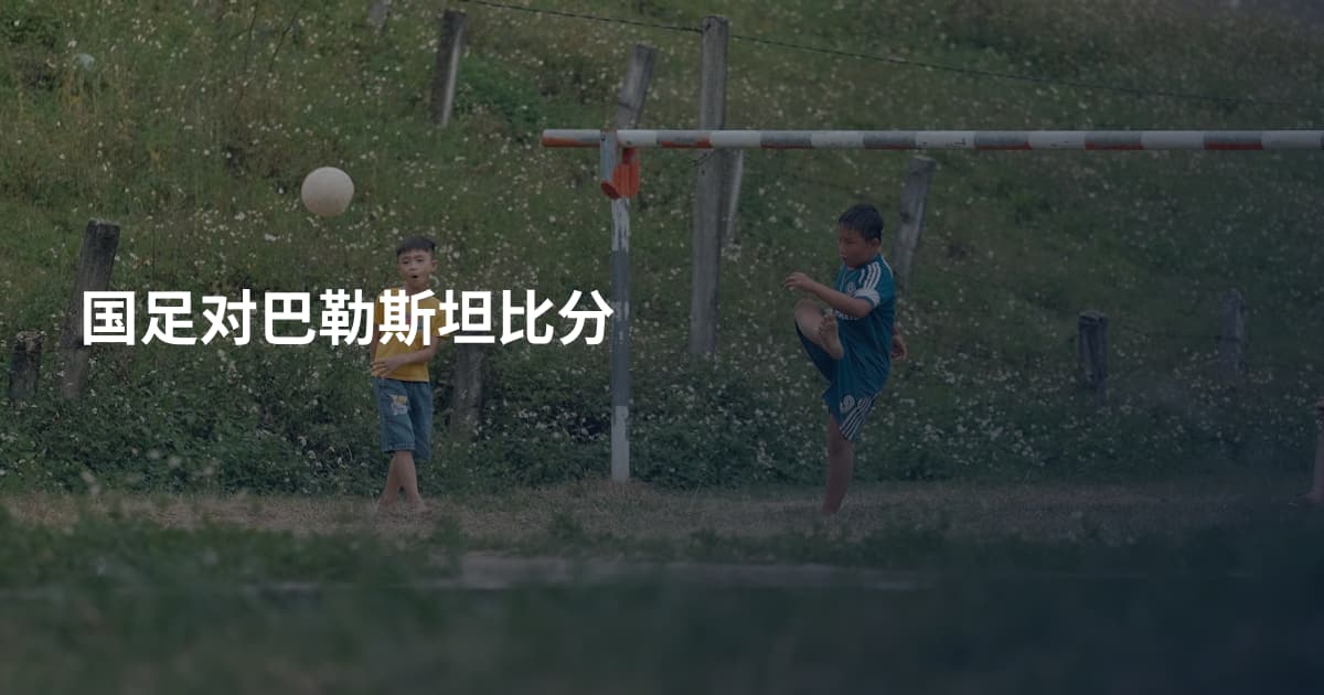 国足对巴勒斯坦比分