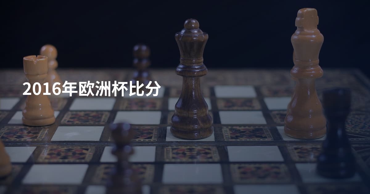 2016年欧洲杯比分