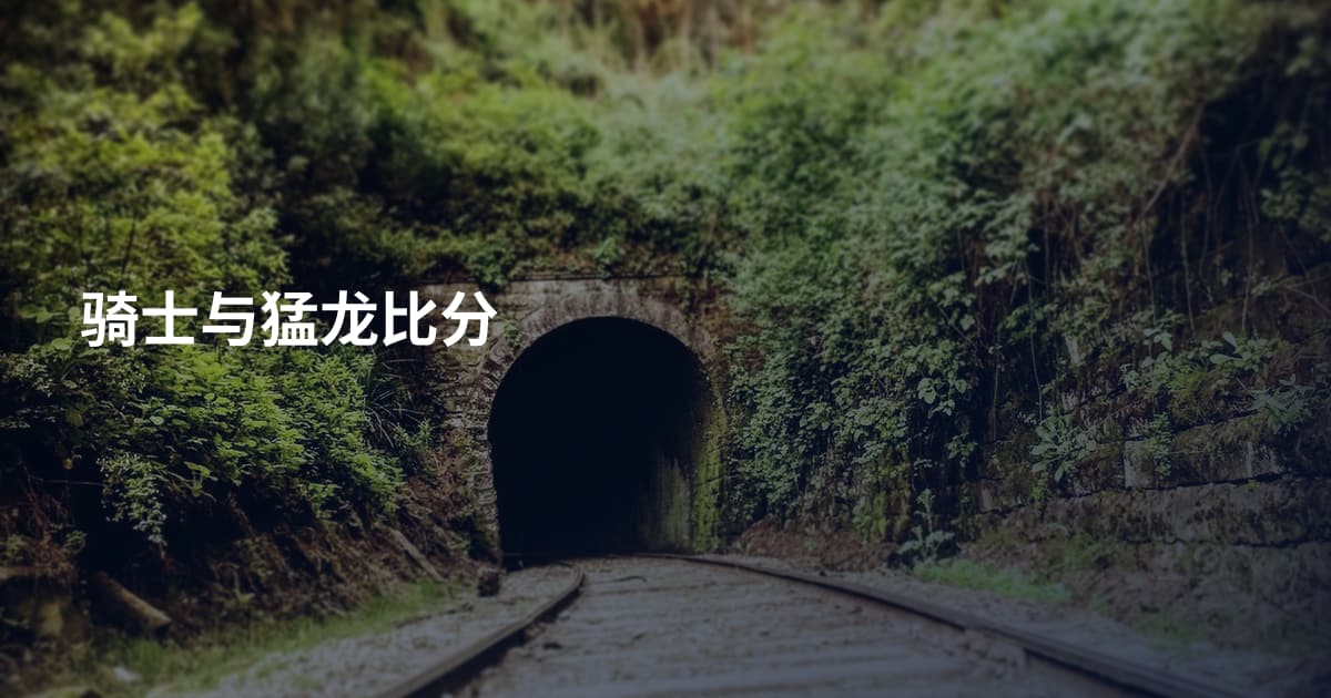 骑士与猛龙比分