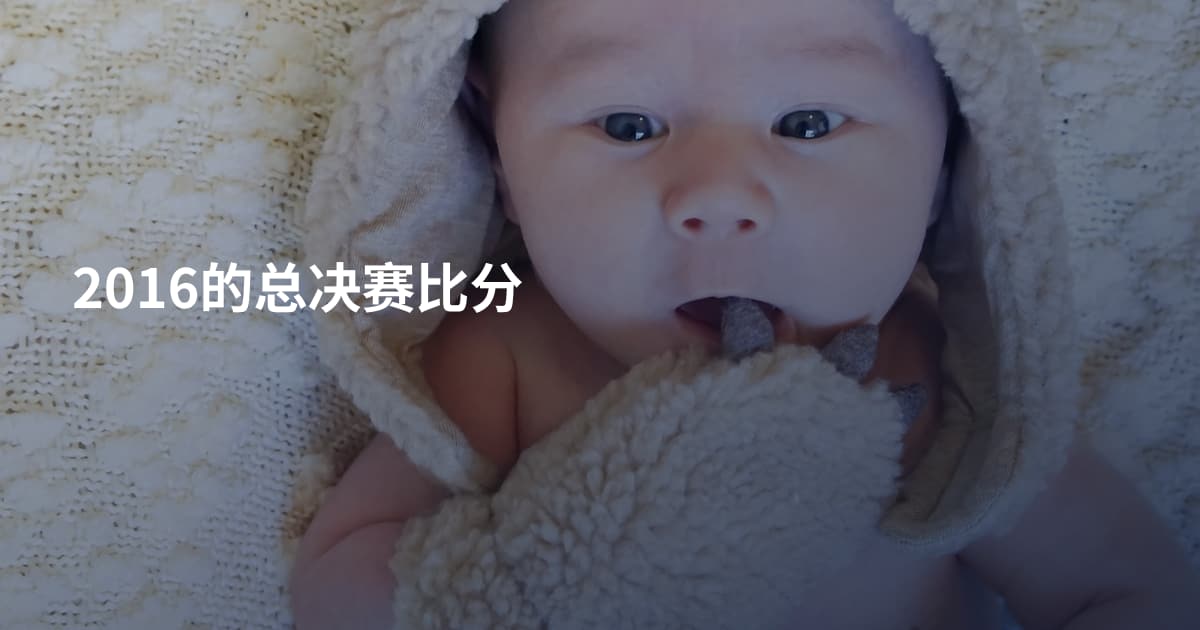 2016的总决赛比分