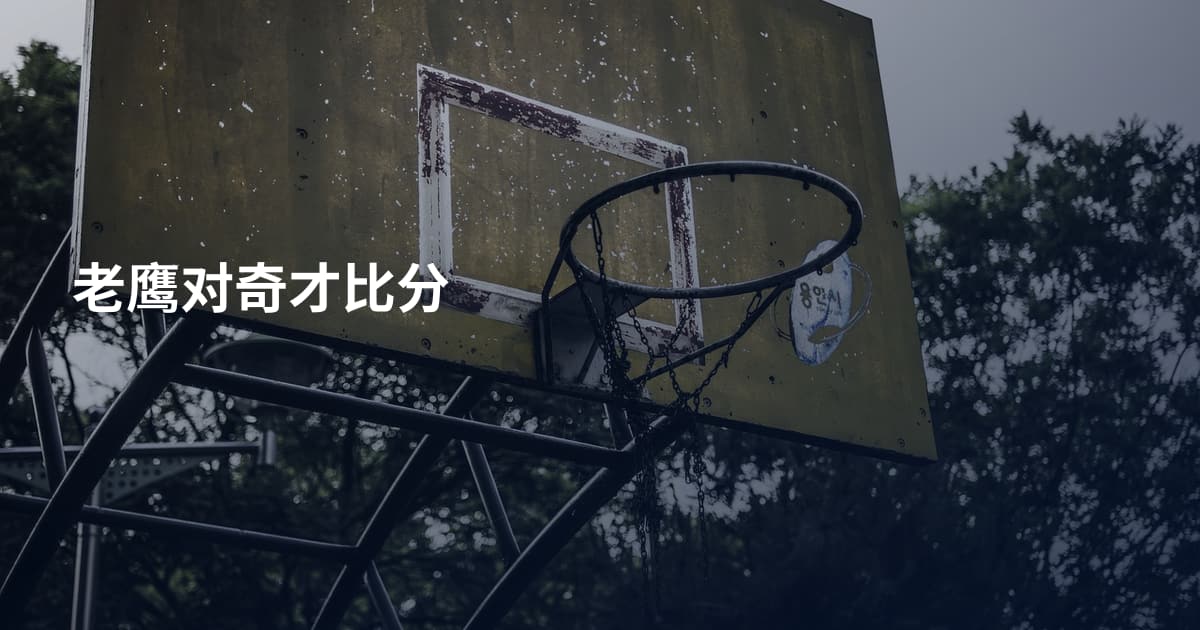 老鹰对奇才比分