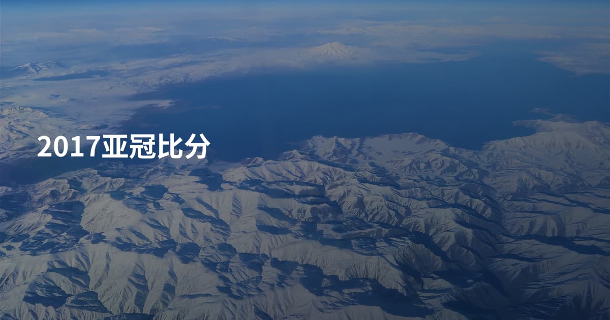 2017亚冠比分