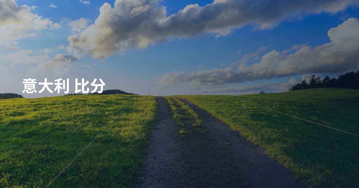 意大利 比分