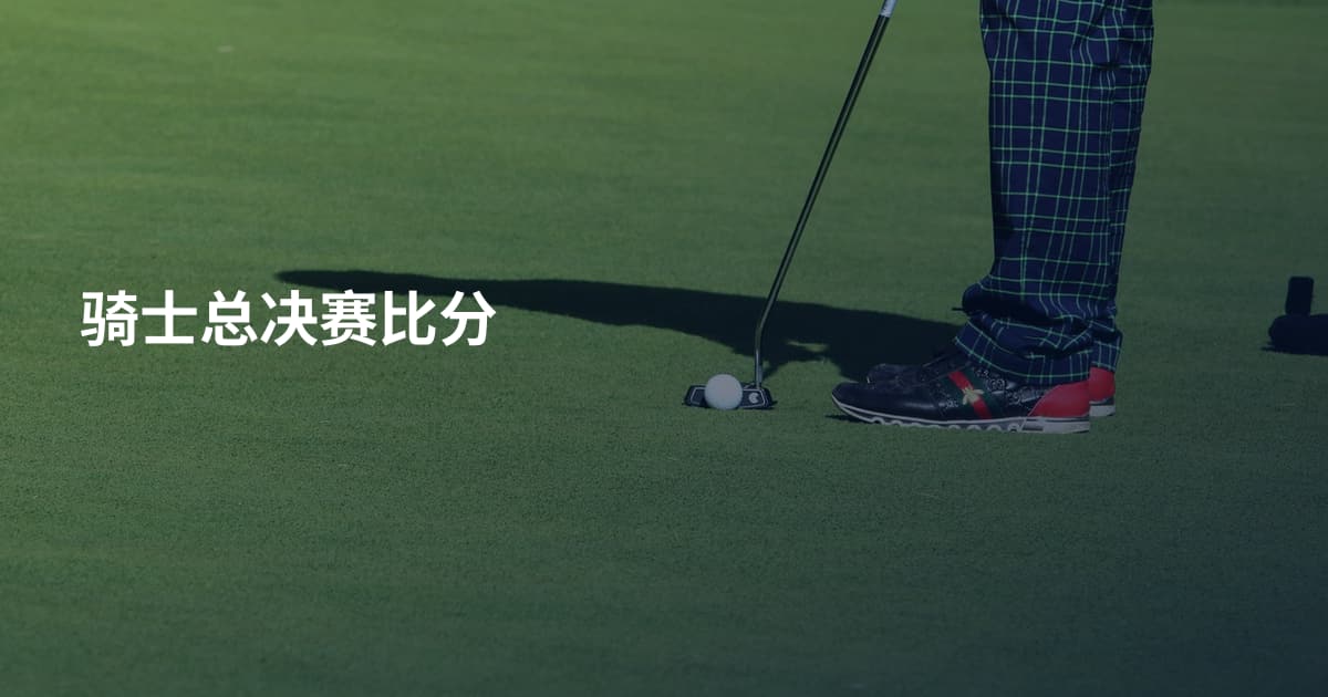 骑士总决赛比分