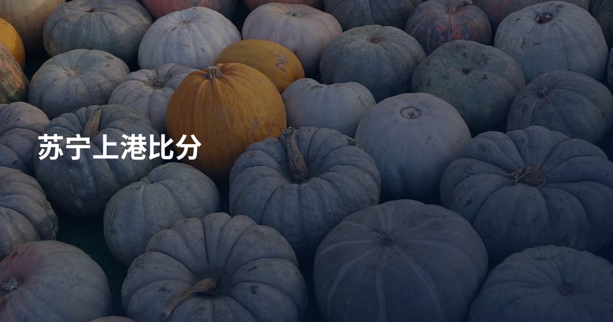 苏宁上港比分