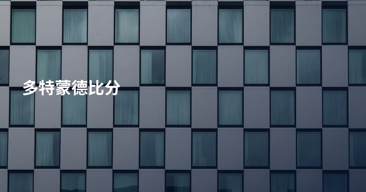 多特蒙德比分