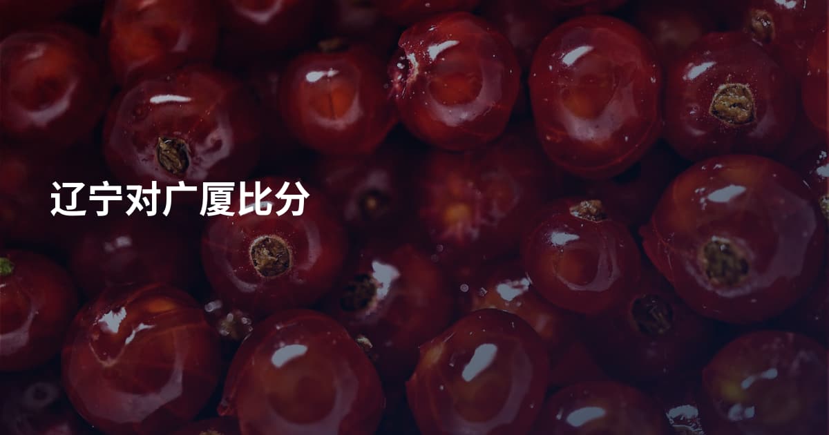 辽宁对广厦比分