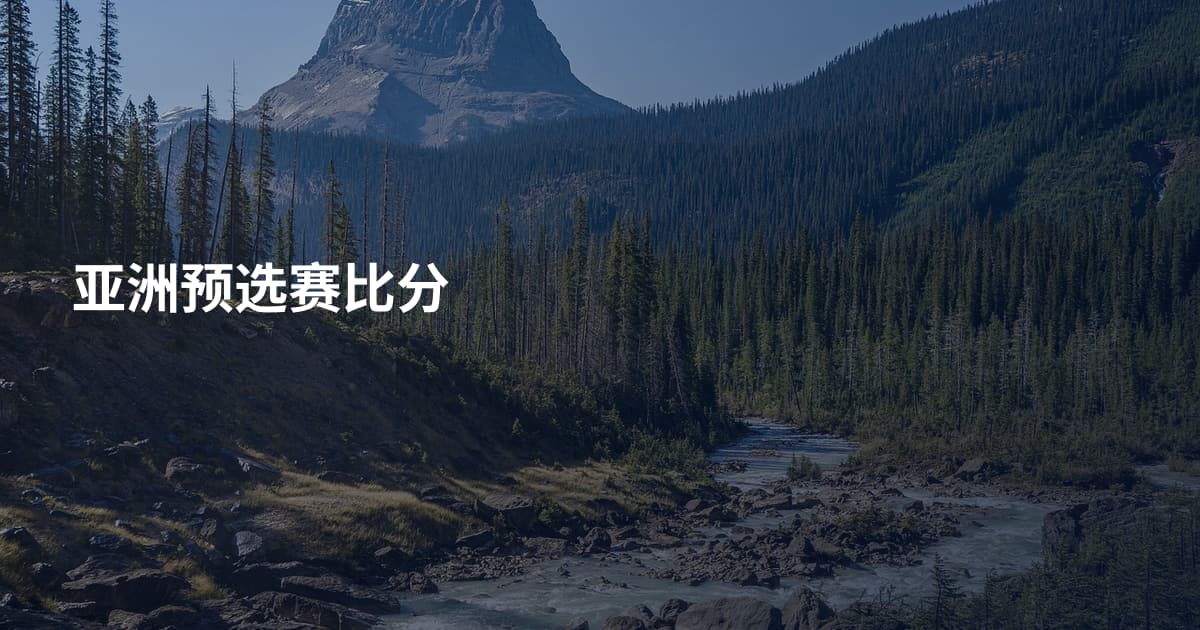 亚洲预选赛比分