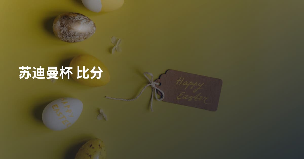 苏迪曼杯 比分