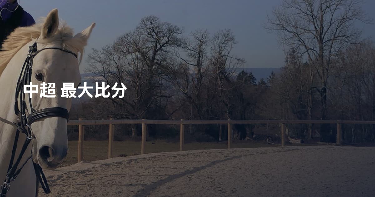 中超 最大比分