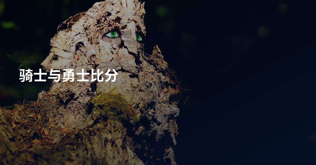 骑士与勇士比分